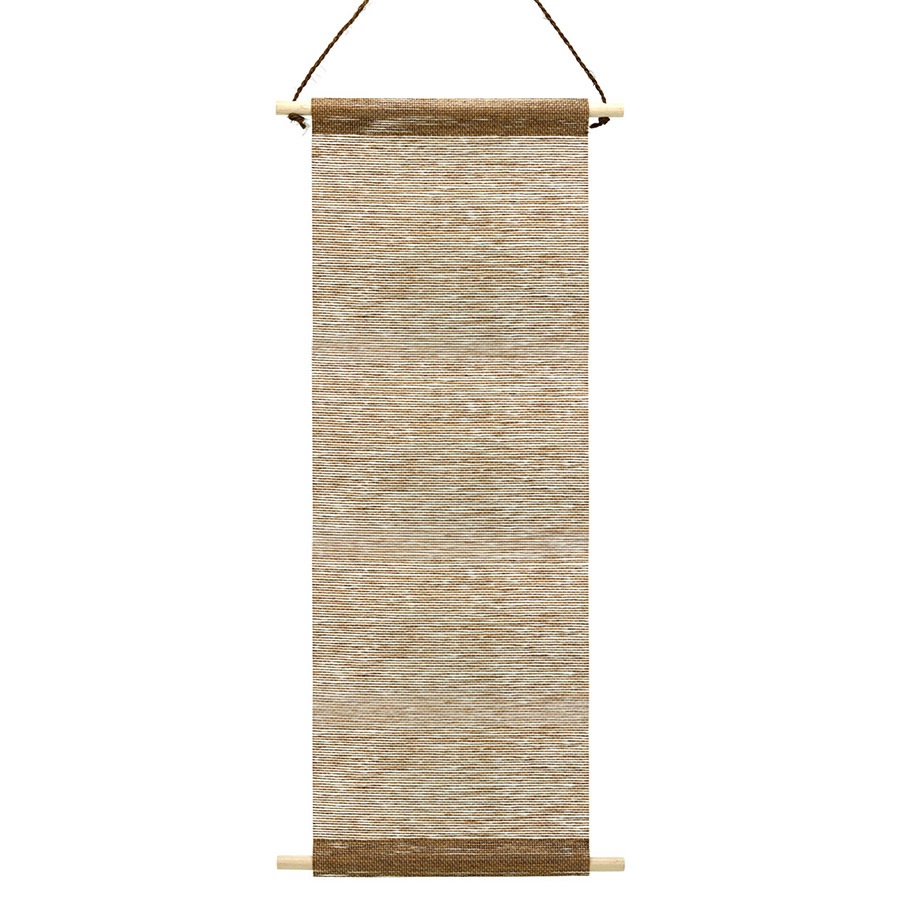 花こよみ 紙帳タペストリー 29×83㎝ 桧皮色(ひわだいろ)