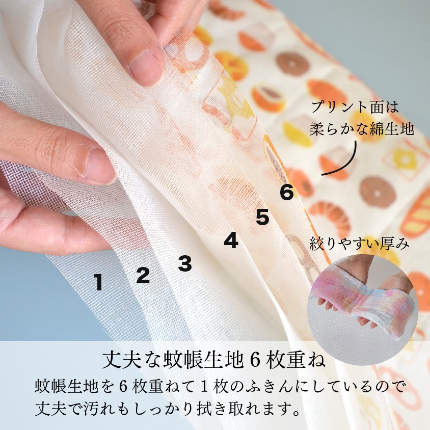 【ギフト】絵便りふきん 人気柄10枚セット フラワー