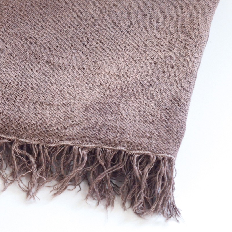 アダンの蚊帳ストールショール レギュラー 古代紫