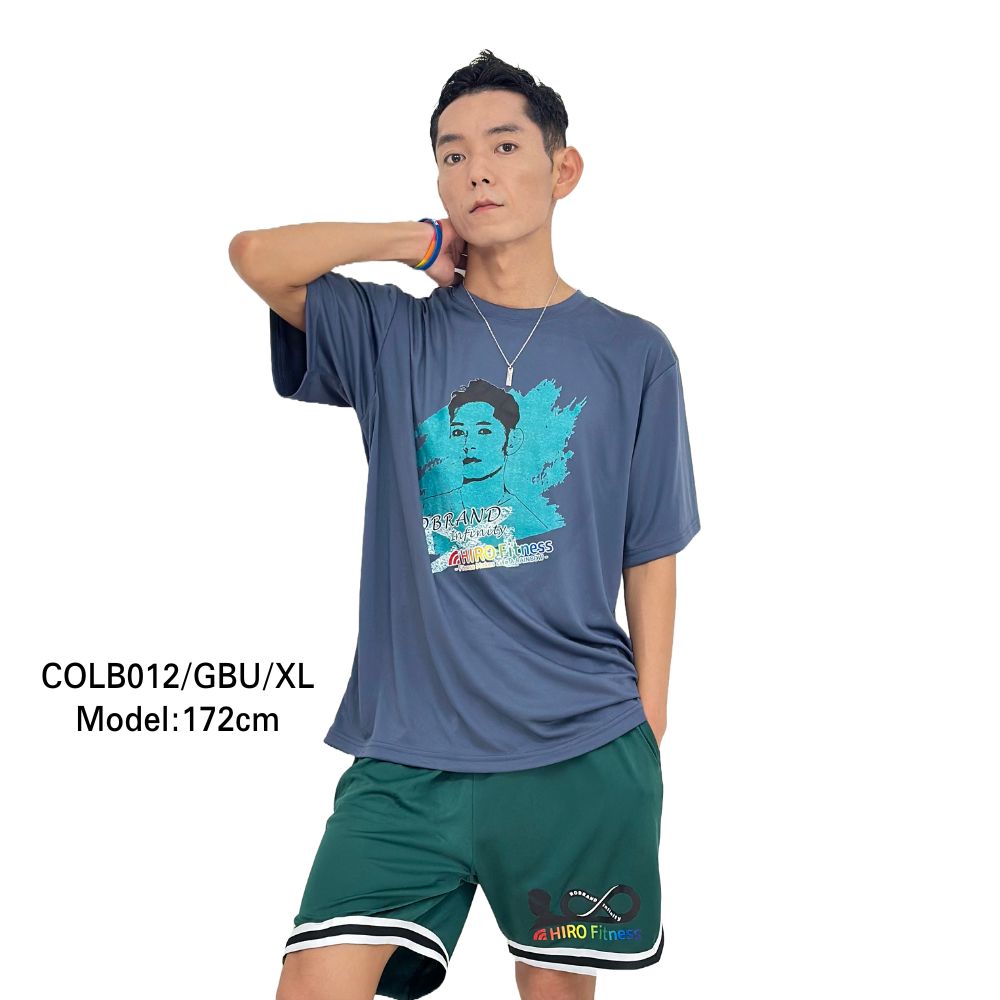【ネイビー×グリーン】Niji-Fit×NBI フェイスT Dry ≪予約商品≫