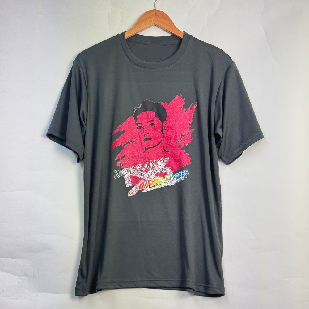 【ダークグレー×レッド】Niji-Fit×NBI フェイスT Dry≪予約商品≫