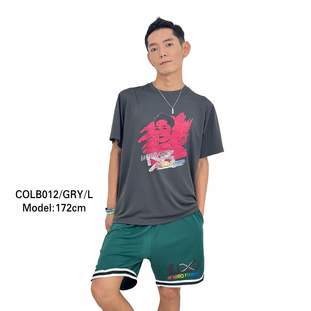 【ダークグレー×レッド】Niji-Fit×NBI フェイスT Dry≪予約商品≫