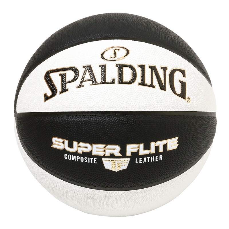 SPALDING スーパーフライト ブラック×ホワイト 7号球