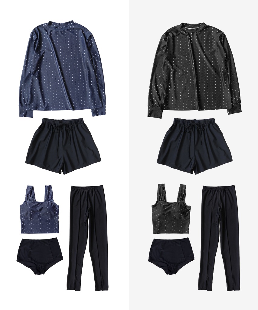 【紫外線カット率99%以上】ラッシュガード レギンス 付き 体型カバー タンキニ 水着