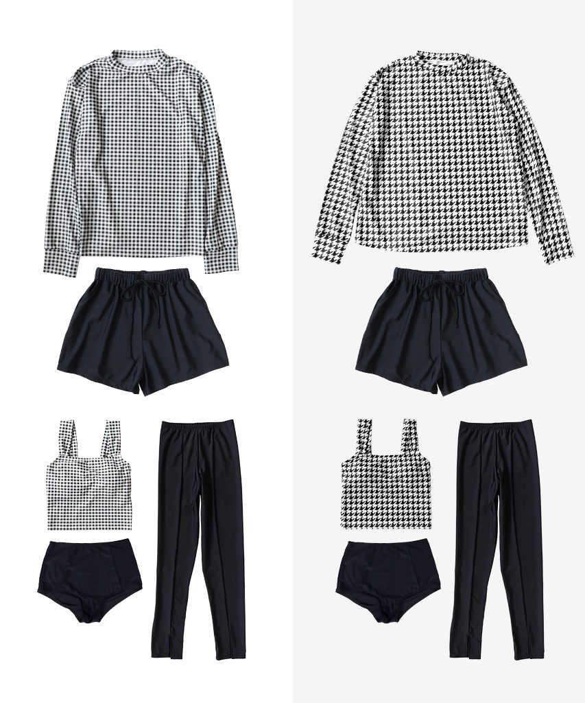 【紫外線カット率99%以上】ラッシュガード レギンス 付き 体型カバー タンキニ 水着