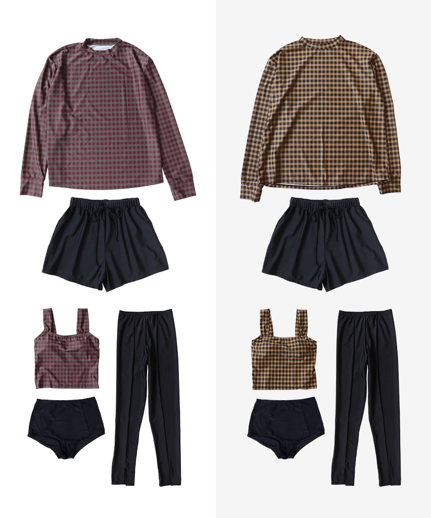 【紫外線カット率99%以上】ラッシュガード レギンス 付き 体型カバー タンキニ 水着