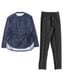 【UVカット】 サイドギャザー ラッシュガード レギンス セットアップ 水着の上に着る 体型カバー 上下2点セット カバーアップ ヨガ ピラティス uvカット