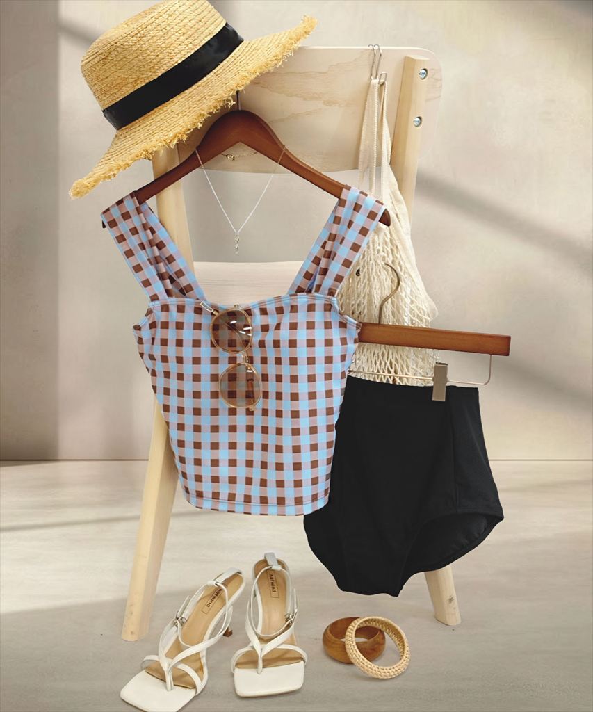 水着 レディース タンキニ セットアップ セパレート