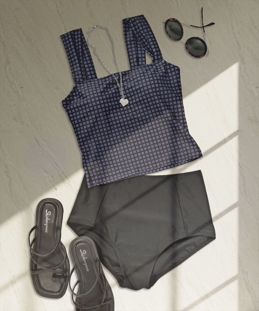 水着 レディース タンキニ セットアップ セパレート