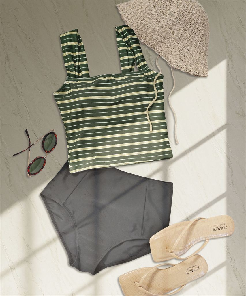 水着 レディース タンキニ セットアップ セパレート