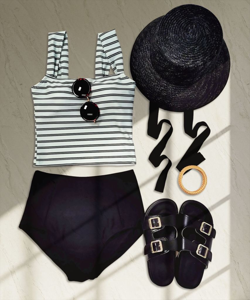 水着 レディース タンキニ セットアップ セパレート