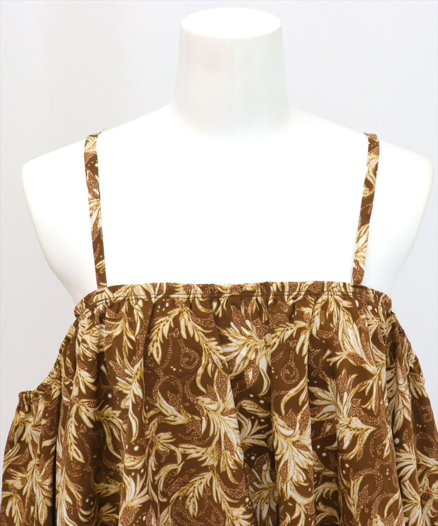 【2025年新作】カバーアップ オフショルダー キャミソール セットアップ 体型カバー レディース