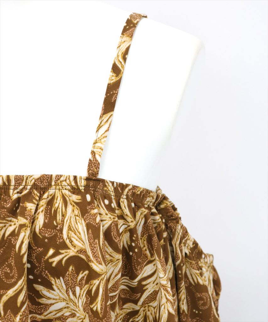 【2025年新作】カバーアップ オフショルダー キャミソール セットアップ 体型カバー レディース