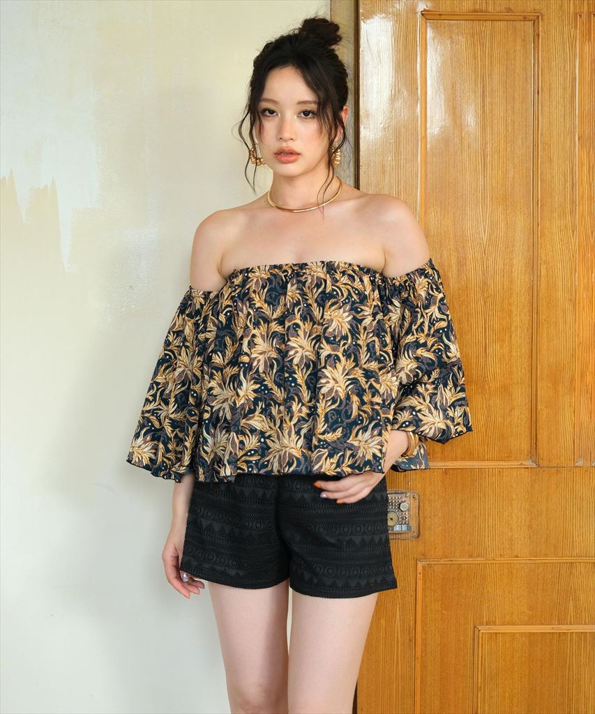 【2025年新作】カバーアップ オフショルダー キャミソール セットアップ 体型カバー レディース