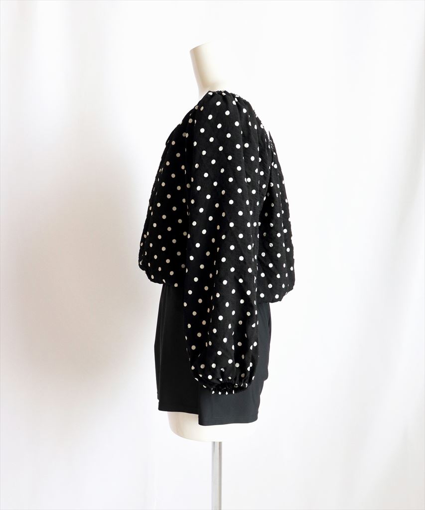 【2025年新作】カバーアップ オフショルダー バルーン セットアップ 体型カバー レディース