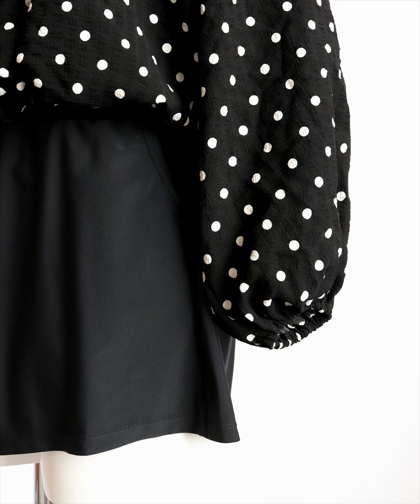 【2025年新作】カバーアップ オフショルダー バルーン セットアップ 体型カバー レディース