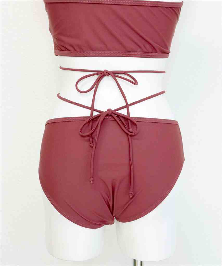 オフショルワンピース 付き カッティング ビキニ 水着