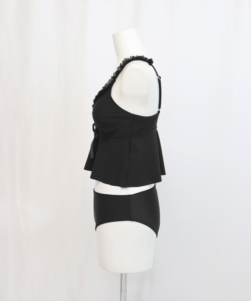 水着 レディース 体型カバー ビキニ セットアップ 3点セット キャミソール ショートパンツ