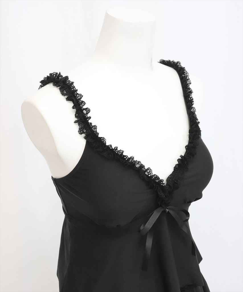 水着 レディース 体型カバー ビキニ セットアップ 3点セット キャミソール ショートパンツ