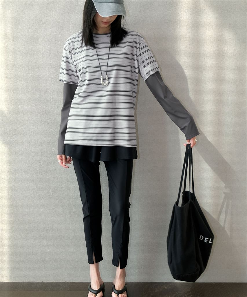 【紫外線カット率99％以上】水着 レディース 体型カバー ラッシュガード 3点セット