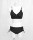 水着 レディース シャーリング ドロスト ビキニ 2点セット セットアップ セパレート