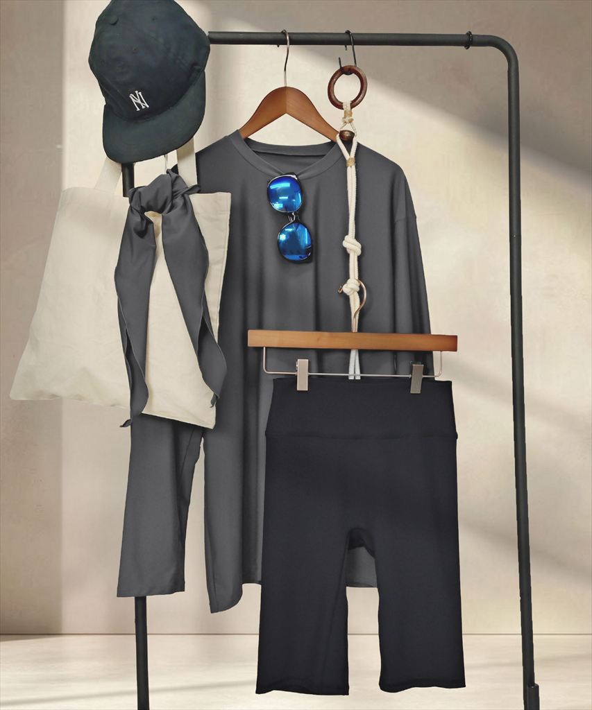 【紫外線カット率99％以上】水着 レディース 体型カバー ラッシュガード 3点セット