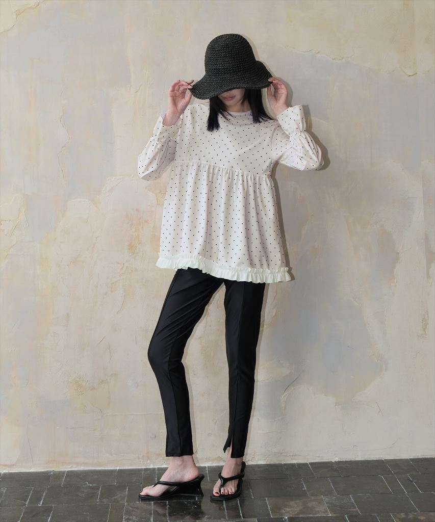 【UVカット】水着 レディース 体型カバー ラッシュガード 2点セット UPF50+ uvカット フィットネス 水陸両用 レギンス 付き セットアップ セパレート