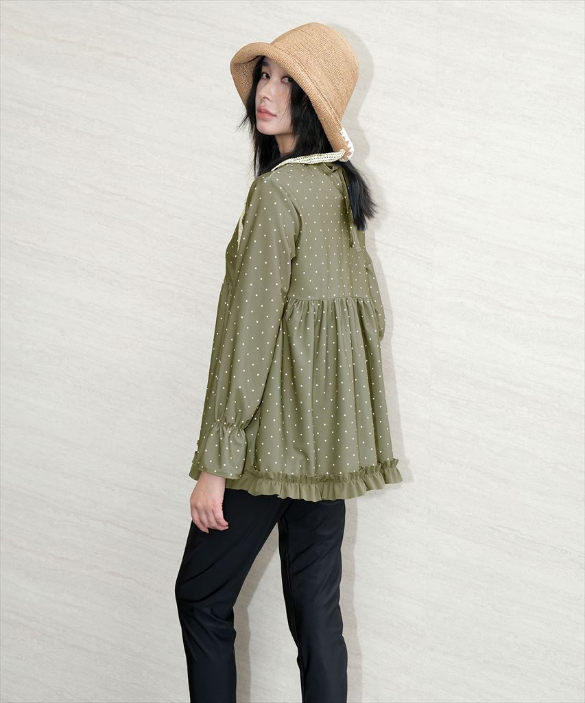 【UVカット】水着 レディース 体型カバー ラッシュガード 2点セット UPF50+ uvカット フィットネス 水陸両用 レギンス 付き セットアップ セパレート