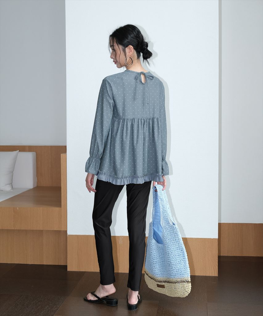 【UVカット】水着 レディース 体型カバー ラッシュガード 2点セット UPF50+ uvカット フィットネス 水陸両用 レギンス 付き セットアップ セパレート