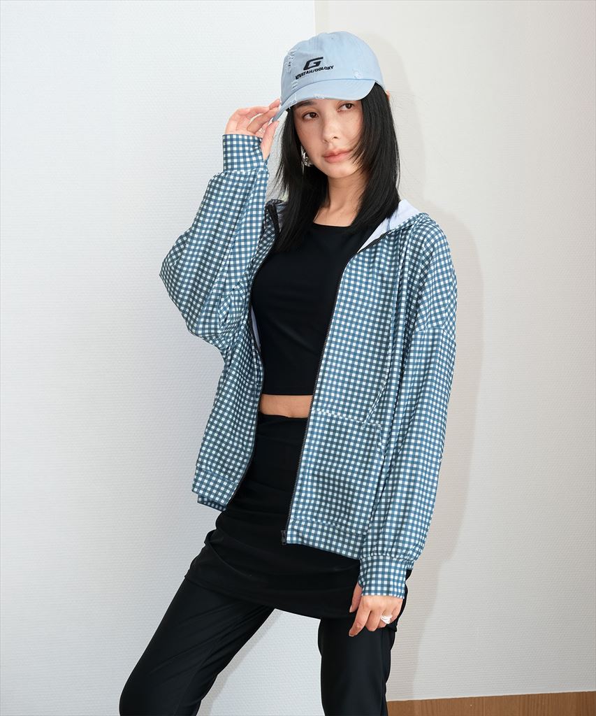 【UVカット率 99%以上/UPF50+】レディース水着 長袖ラッシュガード ジップパーカー タンキニ スカートレギンス 付き 4点セット 水陸両用 フィンガーホール付きラッシュガードパーカー フィットネス セパレート セットアップ