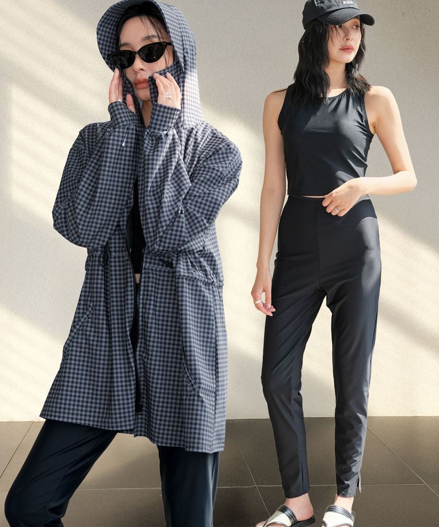【UVカット】水着 レディース 体型カバー4点セット uvカット