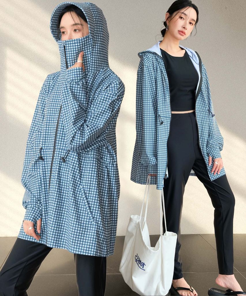 【UVカット】水着 レディース 体型カバー4点セット uvカット