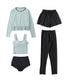 【UVカット】水着 レディース 体型カバー ラッシュガード フリルトップス 5点セット uvカット