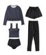 【UVカット】水着 レディース 体型カバー ラッシュガード フリルトップス 5点セット uvカット