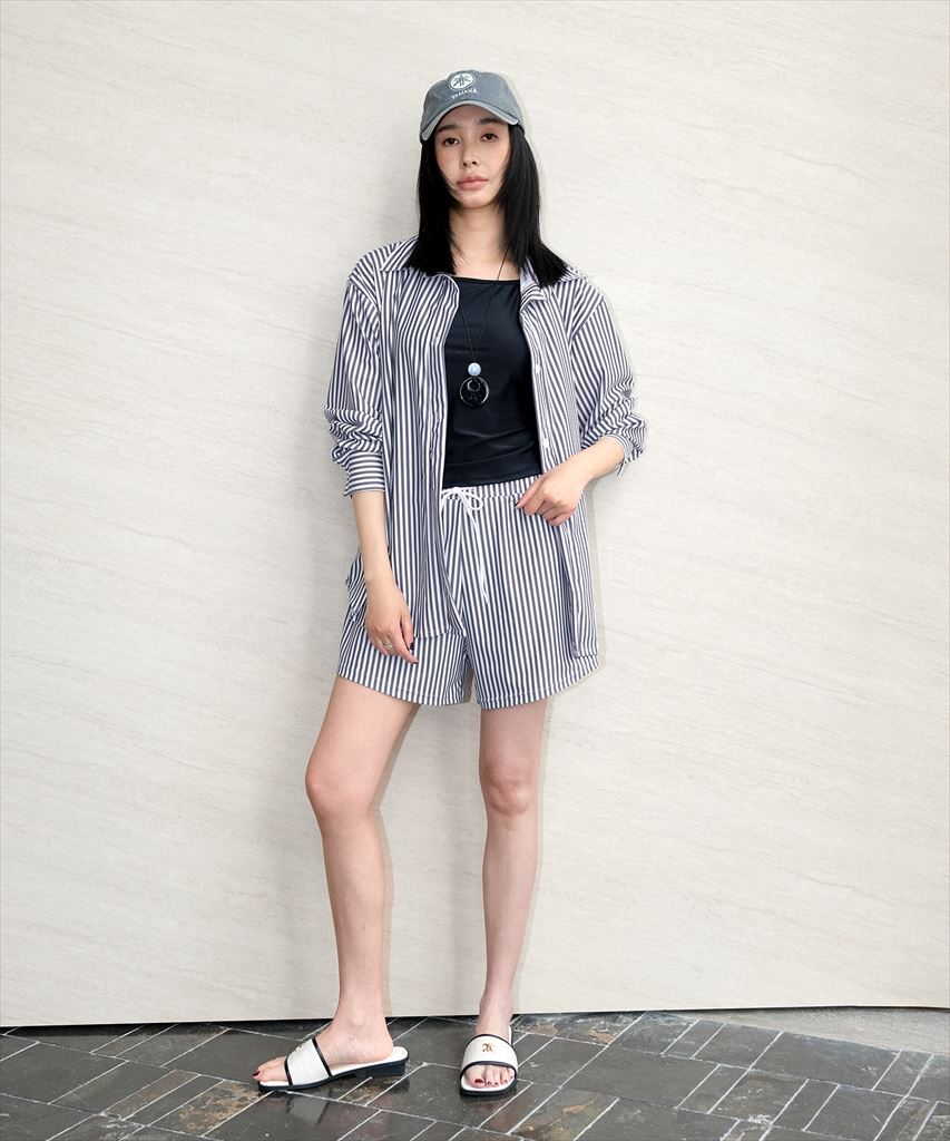 【UVカット】水着 レディース 体型カバー シャツ ラッシュガード 2点セット UPF50+ uvカット 水陸両用 セットアップ セパレート uvシャツ