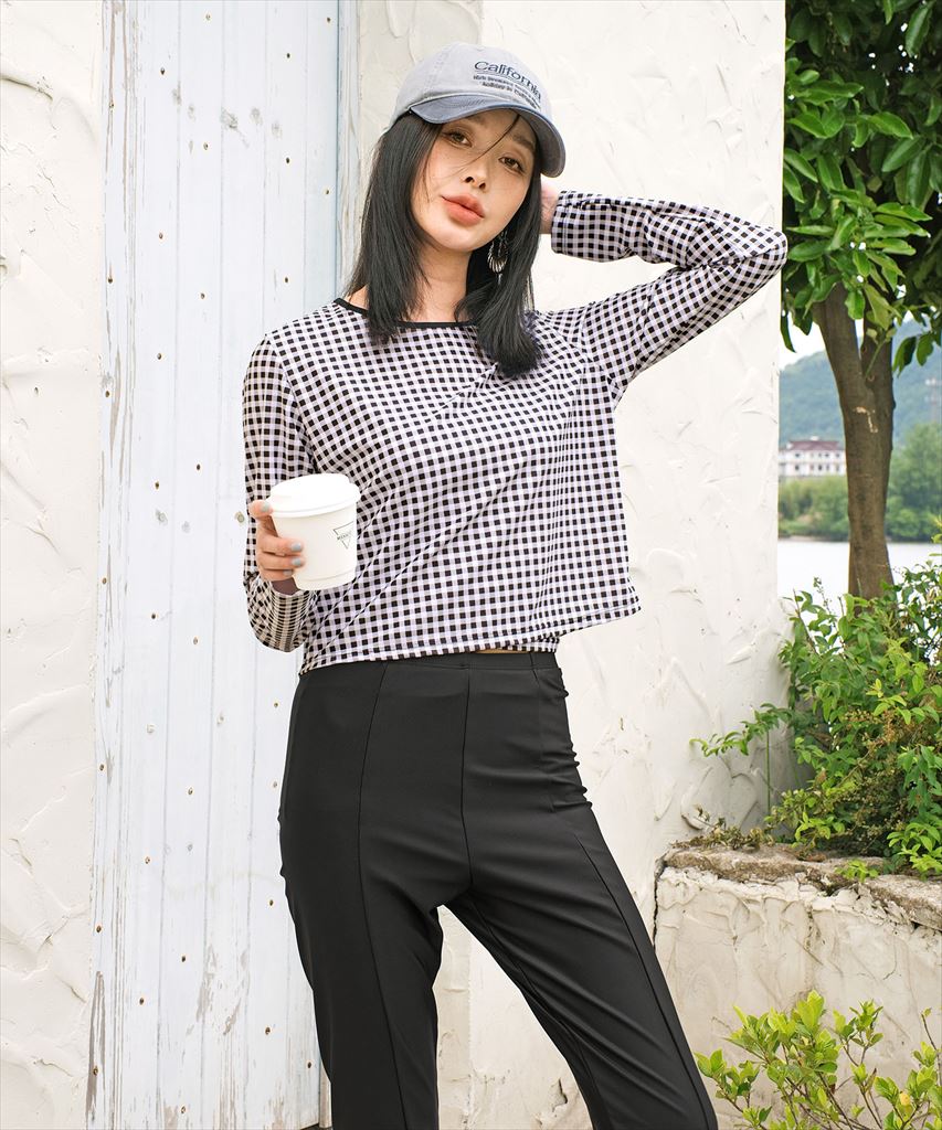 【UVカット】水着 レディース 体型カバー ラッシュガード 2点セット UPF50+ uvカット フィットネス 水陸両用 レギンス 付き セットアップ セパレート