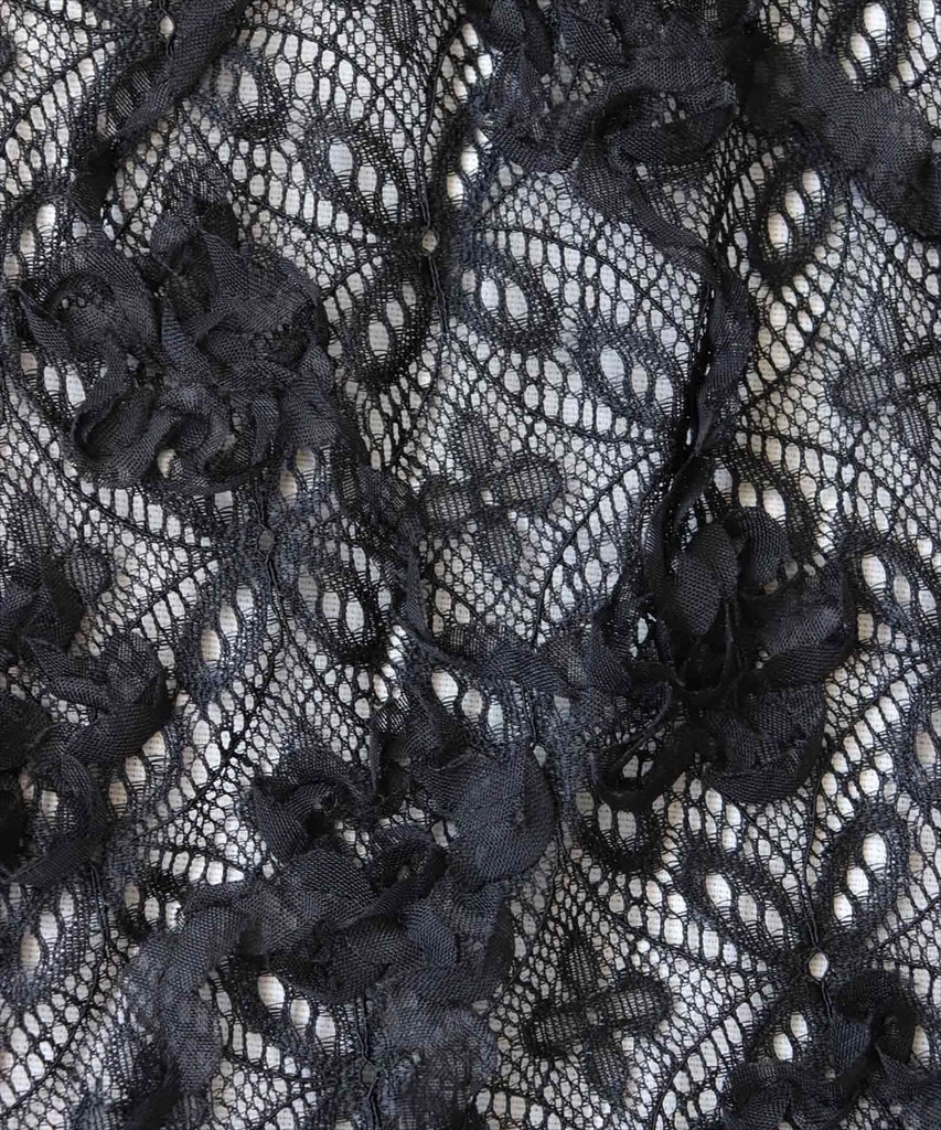 デザインカッティング レース ワンピース水着