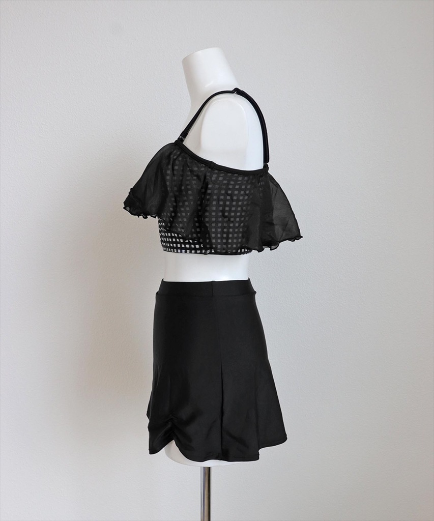 ワンショルダー フリル ビキニ 水着 セットアップ