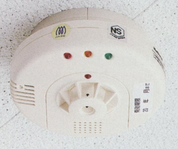 ガス漏れ警報器（火災機能付）・音声警報（露出型）【防災用品