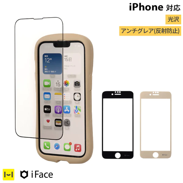 ��ͽ��:1����ܰʹߡ�[iPhone����]iFace Round Edge Tempered Glass Screen Protector �饦��ɥ��å��������饹 �����ݸ����