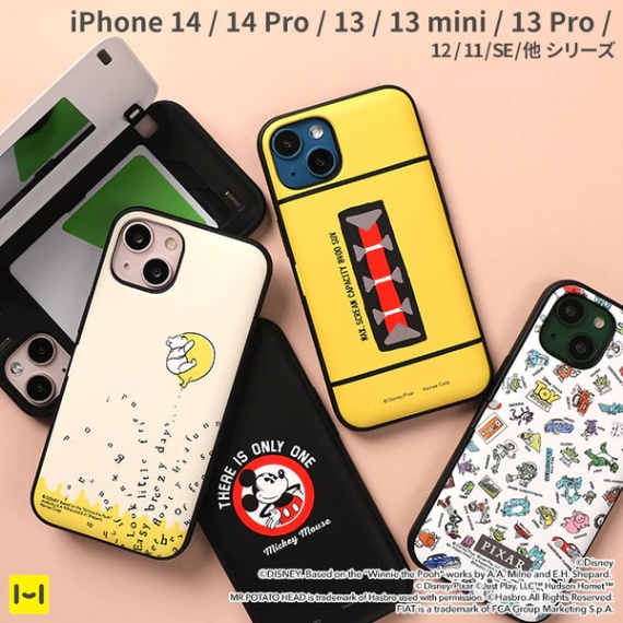 iPhone専用]ディズニーキャラクター Latootoo カード収納型