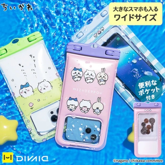 各種スマートフォン対応]ちいかわ/DIVAID フローティング防水