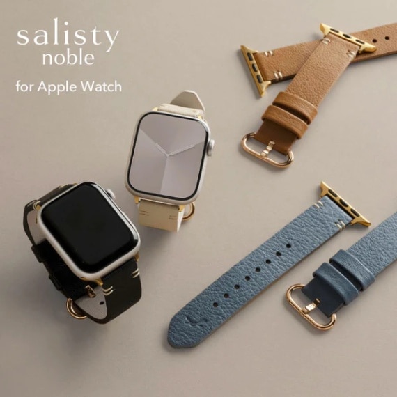 [Apple Watch Series 9/SE(��2/1����)/8/7/6/5/4/3/2/1(38-41mm)����]salisty noble �쥶���Х��
