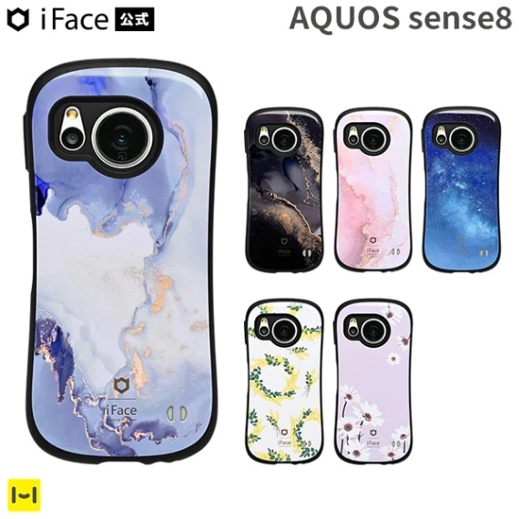 [AQUOS sense8]iFace First Class Marble/Universe/Flowers