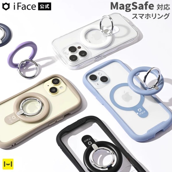 Apple iPhone 12 ホワイト 本体／iFace ケース•リング付き Apple iPhone 12 ホワイト 本体／iFace ケース•リング付き Apple
