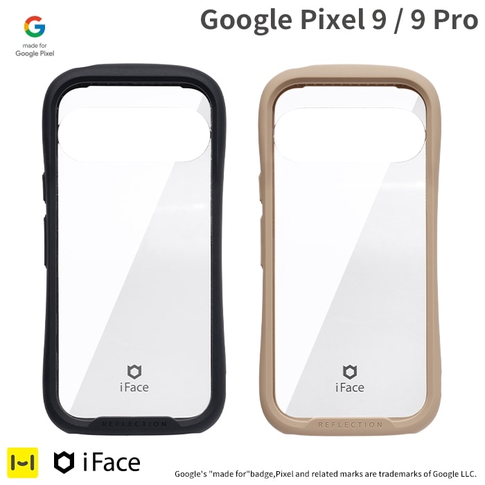 Google Pixel 9/9 Pro専用]iFace Reflection強化ガラスクリアケース