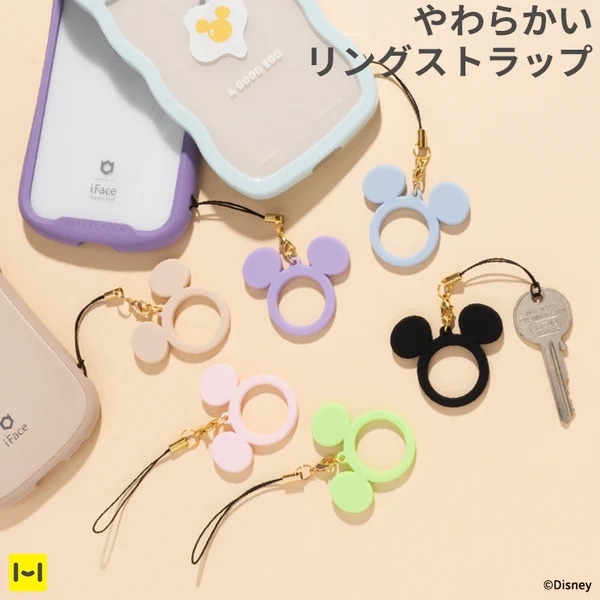 レア ~ディズニー イマジニアリング ストラップ ディズニーキャラクター シリコンリングストラップ（ミッキーアイコン