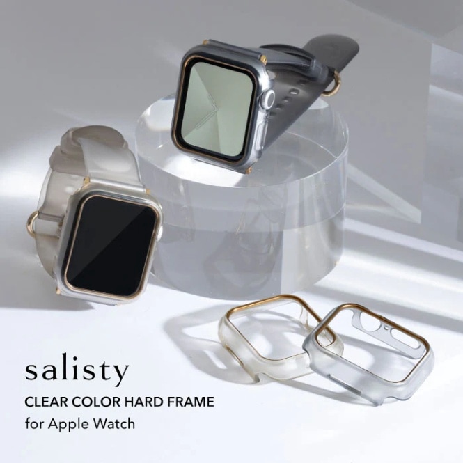 [Apple Watch Series 9/8/7/SE(��2/1����)/6/5/4����]salisty Apple Watch ���ꥢ���顼�ϡ��ɥե졼��