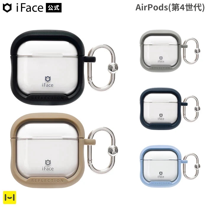 [AirPods(��4����)����]iFace Reflection �ݥꥫ���ܥ͡��ȥ��ꥢ������