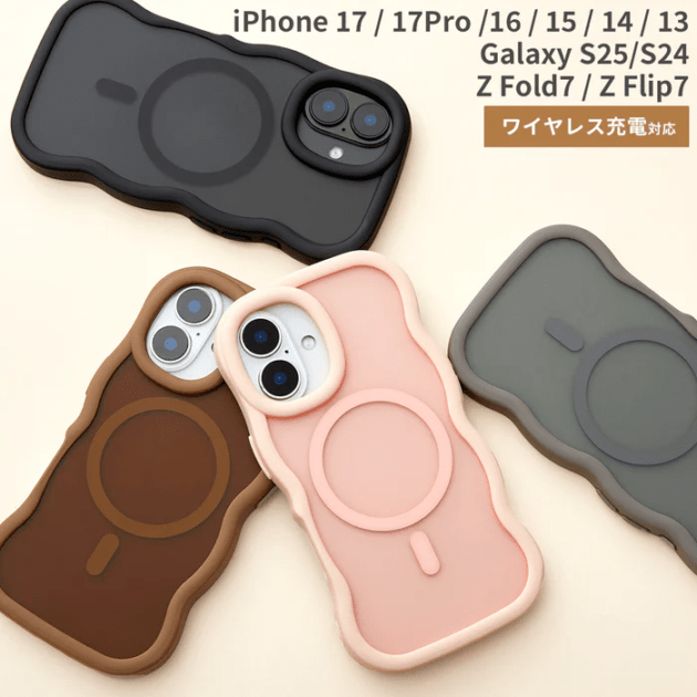 [iPhone 17/17Pro/16/15/14/13/Galaxy S25/S24/Z Fold7/Z Flip7����]PHONEAR MagSafe�б� �ʤߤʤߥޥåȥ�����